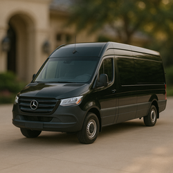 Luxury Black Sprinter